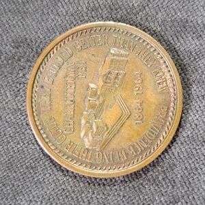 Commemorative Centennial Confederation Coin of Canada Copper 1864-1964